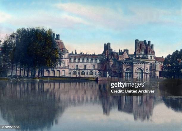 Fontainebleau castle, built in the 16th century.