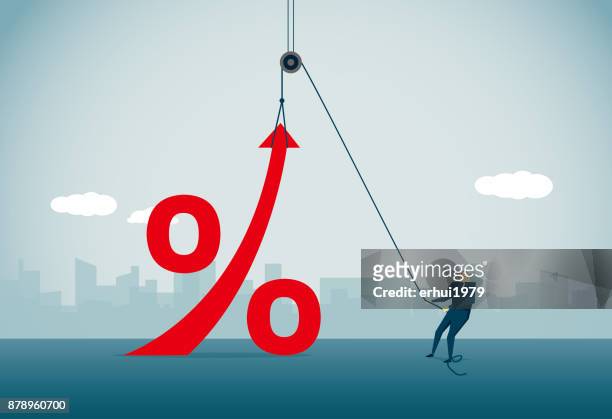 investmen - interest rate stock illustrations