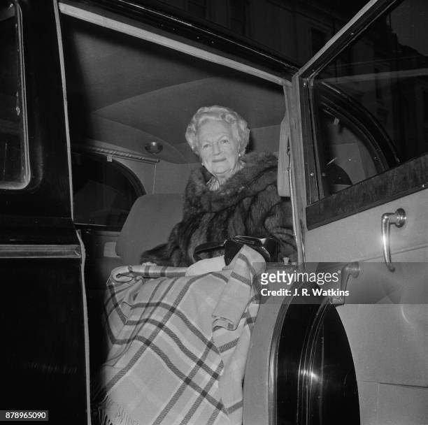 Lady Clementine Churchill, London, UK, 17th November 1960.