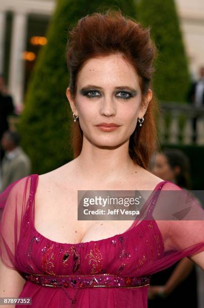 Actress Eva Green attends the amfAR Cinema Against AIDS 2009 benefit at the Hotel du Cap during the 62nd Annual Cannes Film Festival on May 21, 2009...