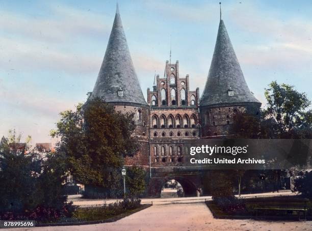 But the real landmark is the mighty Holsten Gate, the each receives that comes from the train station, it is a huge and impressive brick building....