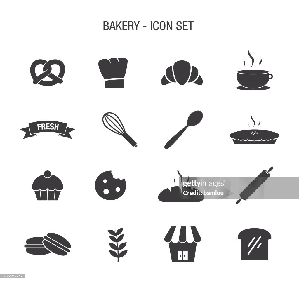 Bakery Icon Set