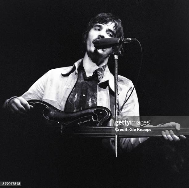 Rick Danko, The Band, performing on stage, Doelen, Rotterdam, Netherlands, 6th June 1971.