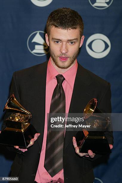 Justin Timberlake, winner of Best Pop Vocal AlbumÊ