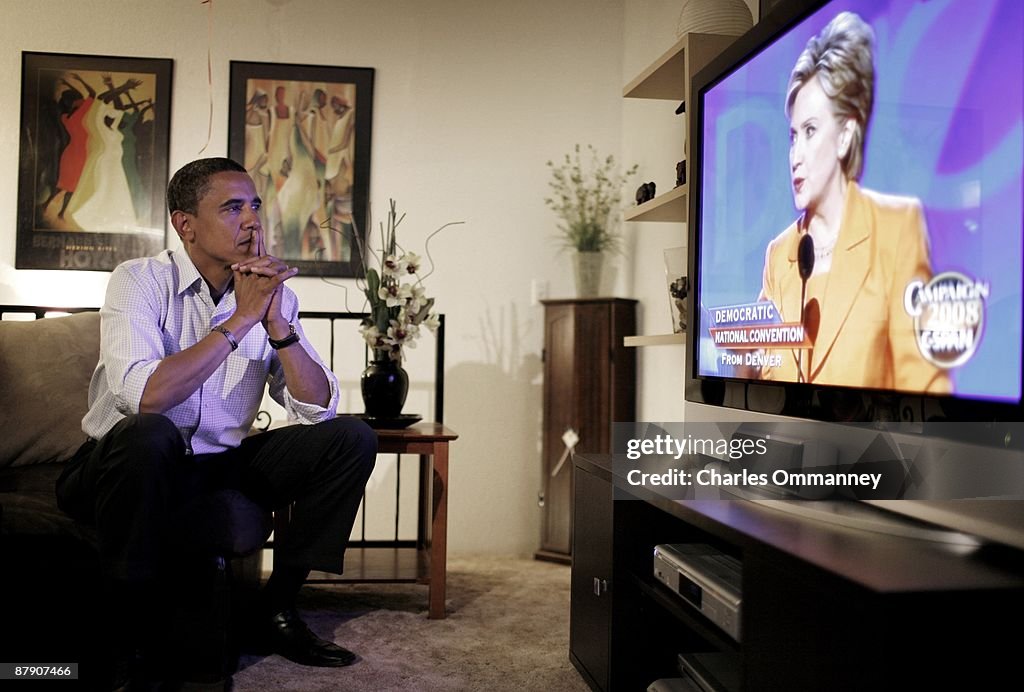 Senator Barack Obama On The Campaign Trail