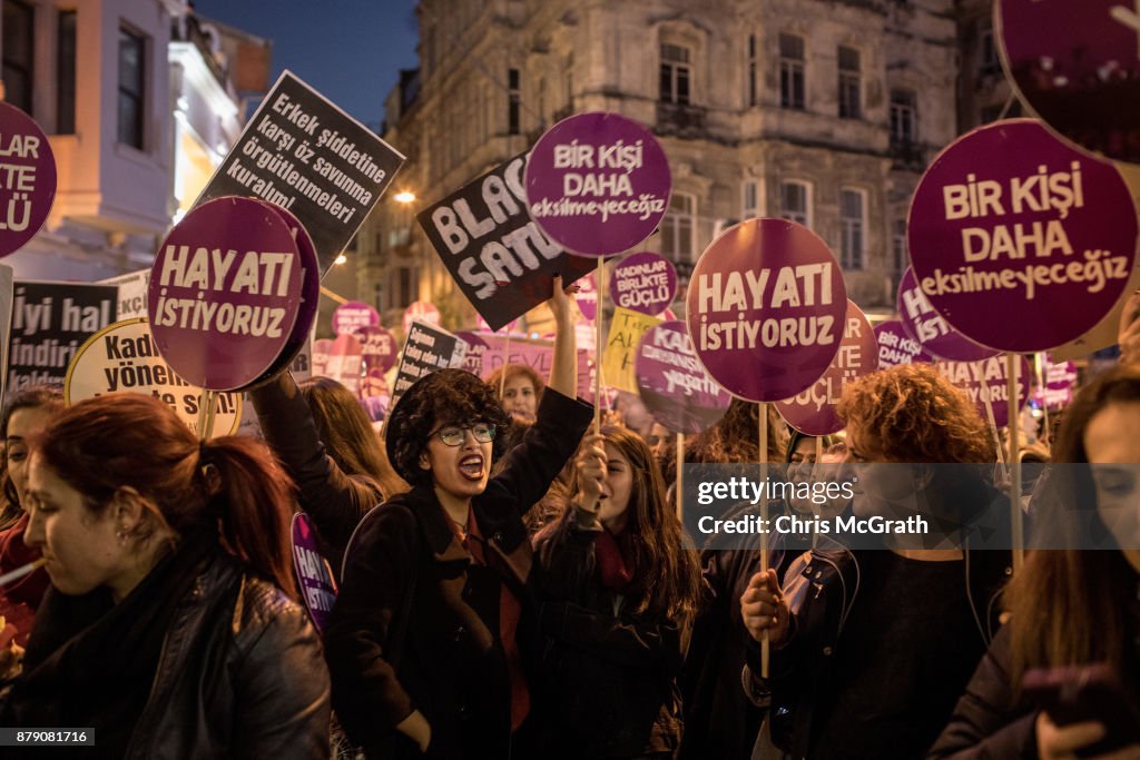 Turkey Marks International Day For Elimination of Violence Against Women