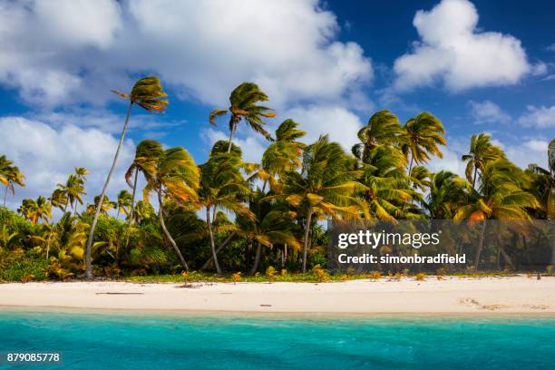クック諸島のアイツタキ-熱帯 - 無人島 ストックフォトと画像