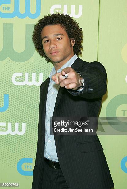 Actor Corbin Bleu attends the 2009 The CW Network UpFront at Madison Square Garden on May 21, 2009 in New York City.