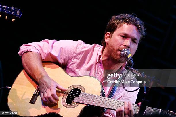 Scotty Emerick performs at the CMA Songwriters Series at Joe's Pub on May 21, 2009 in New York City.