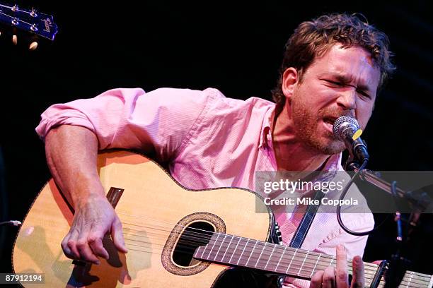 Scotty Emerick performs at the CMA Songwriters Series at Joe's Pub on May 21, 2009 in New York City.