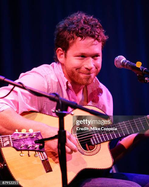 Scotty Emerick performs at the CMA Songwriters Series at Joe's Pub on May 21, 2009 in New York City.