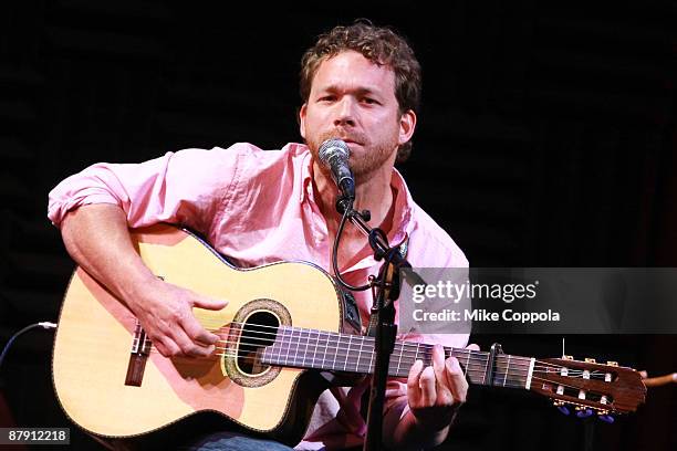 Scotty Emerick performs at the CMA Songwriters Series at Joe's Pub on May 21, 2009 in New York City.