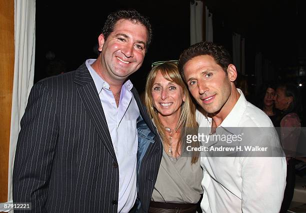 Executive Producer Paul Frank, NBC Universal Cable Entertainment President Bonnie Hammer and actor Mark Feuerstein attend Hamptons and Gotham...
