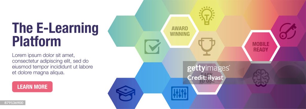Elearning Banner Examples Elearning Banner High-Res Vector Graphic - Getty Images