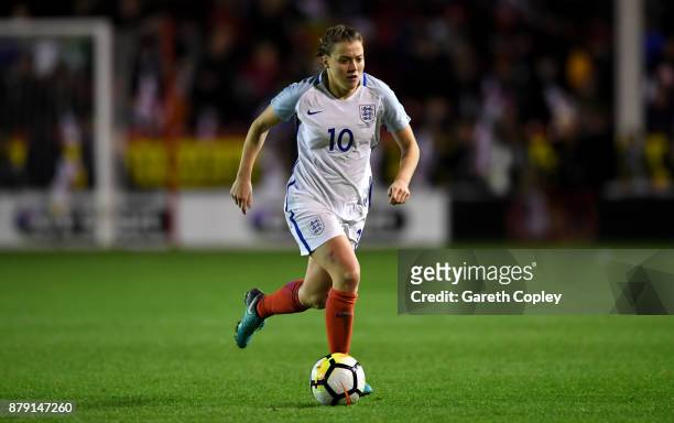 Fran Kirby of England during the FIFA Women's World Cup Qualifier between England and Bosnia at Banks' Stadium on November 24, 2017 in Walsall,...