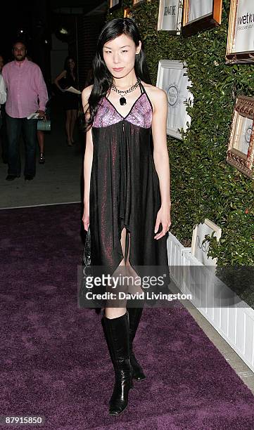 Actress May Wang attends the grand opening of The Painted Nail on May 21, 2009 in Sherman Oaks, California.
