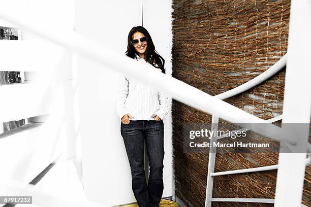 Actress Virginie Lodoyen poses at a portrait session in Cannes during the 62nd Annual Cannes Film Festival on May 13, 2009.