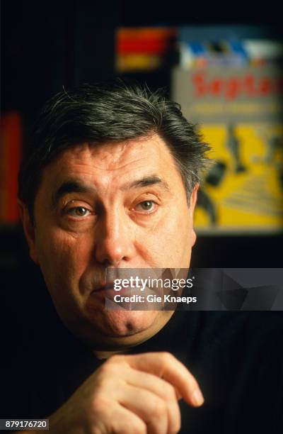 Belgian cyclist Eddy Merckx, studio portrait, Meise, Belgium, 26th December 2000.