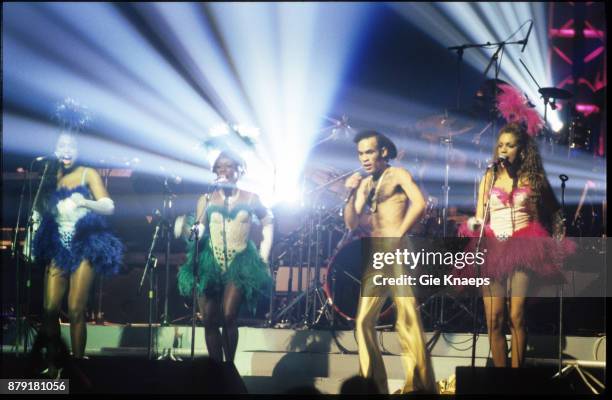 Boney M, Bobby Farrell, Sportpaleis, Antwerp, Belgium, 11th December 1993.