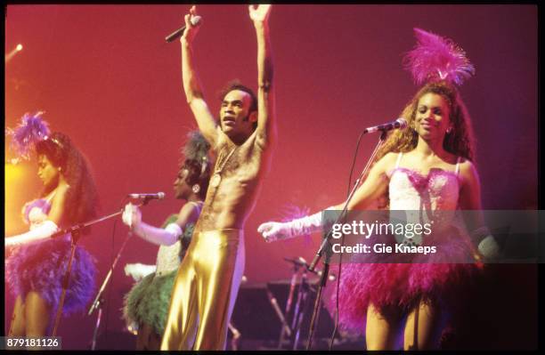 Boney M, Bobby Farrell, Sportpaleis, Antwerp, Belgium, 11th December 1993.