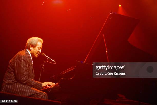 Allen Toussaint, performing on stage, Ancienne Belgique , Brussels, Belgium, November 2006.