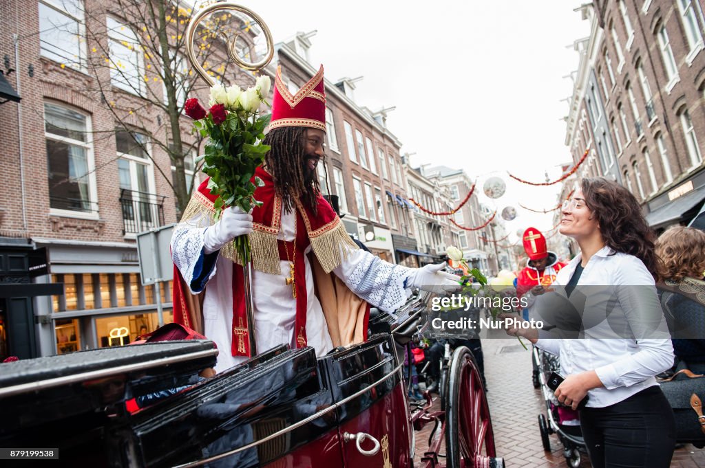 The 'New St. Nicholas' parade in Amsterdam