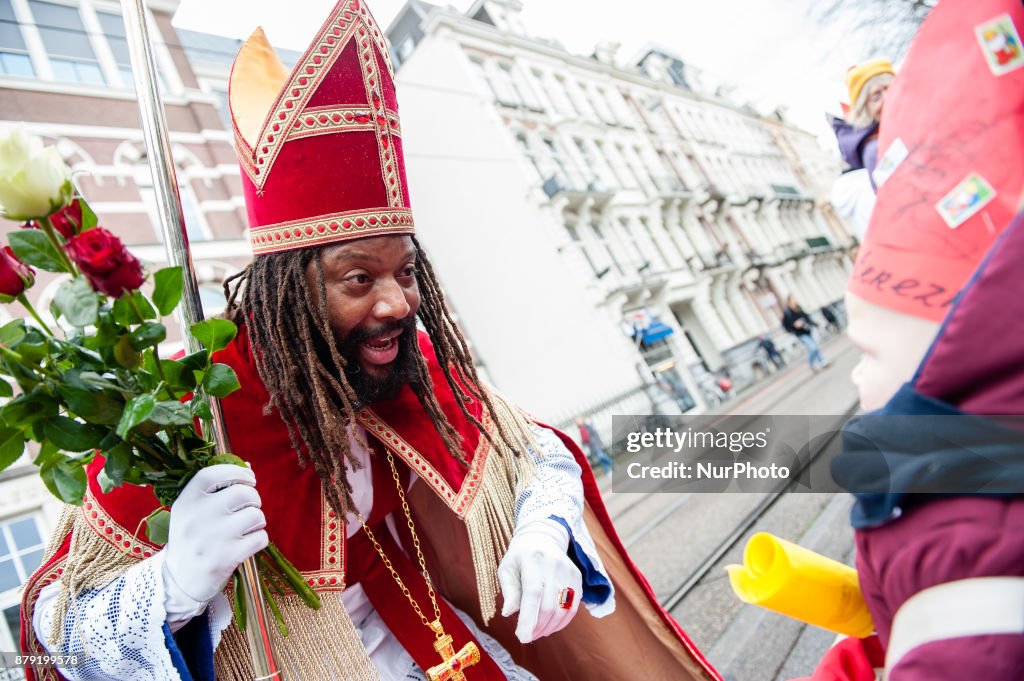 The 'New St. Nicholas' parade in Amsterdam