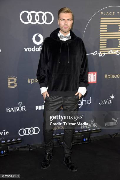 Andre Borchers attends the Place To B Influencer Award at Axel Springer Haus on November 25, 2017 in Berlin, Germany.