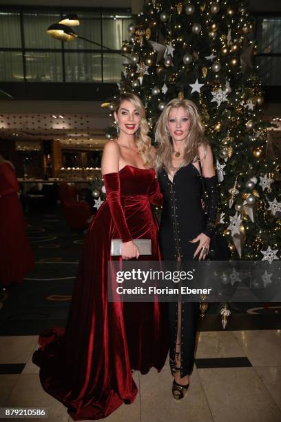 Annika Gassner and Gisela Muth attend the charity event Dolphin's Night at InterContinental Hotel on November 25, 2017 in Duesseldorf, Germany.