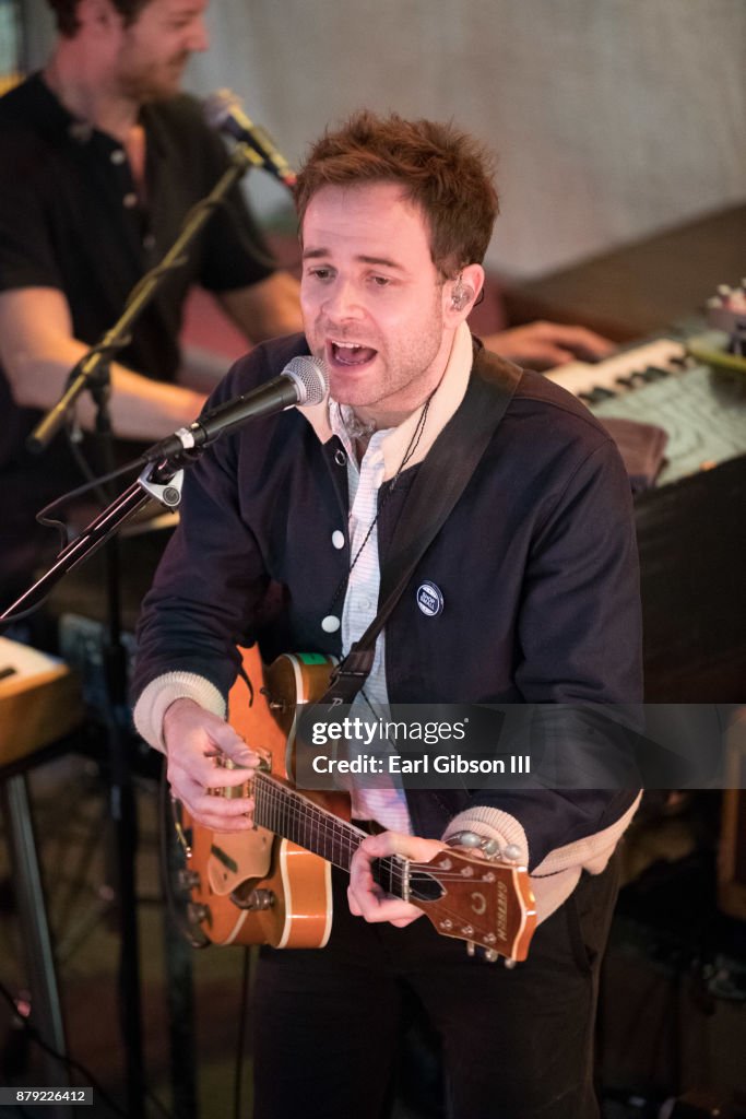 Daws Singer Lead Singer Taylor Goldsmith of Dawes performs in Long Beach at... News ...