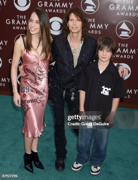 Steven Tyler and children, Chelsea Tyler and Taj Tallarico