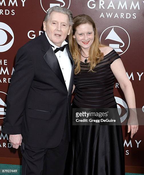 Jerry Lee Lewis, recipient of the Recording Academy Lifetime Achievement Award, and daughter Phoebe Lewis