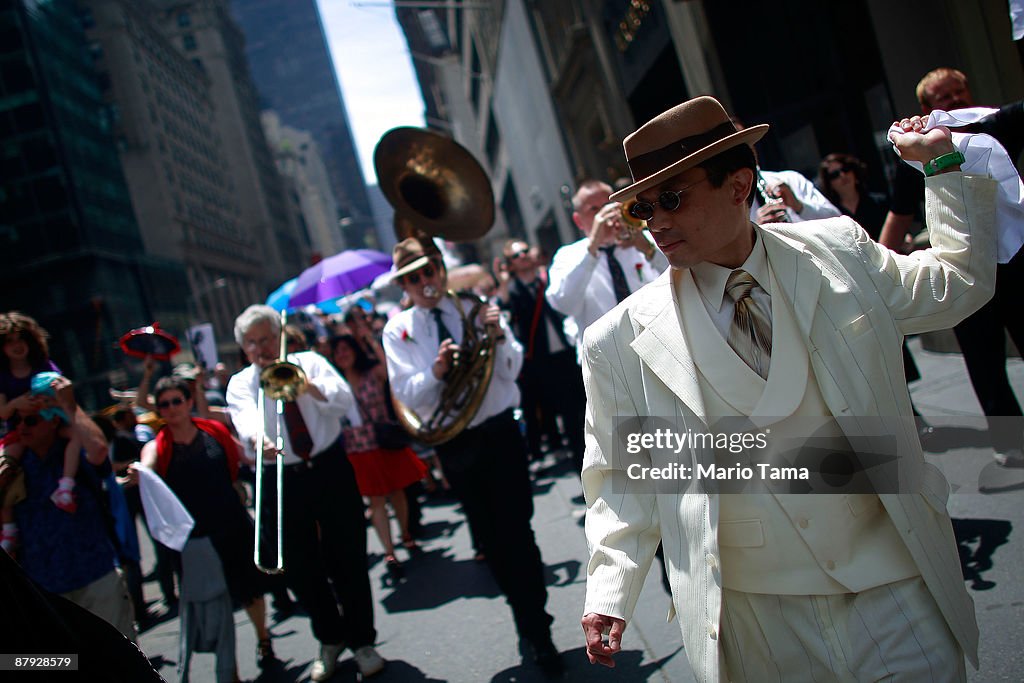 New Orleans Second Line Parade Hits Streets Of New York City