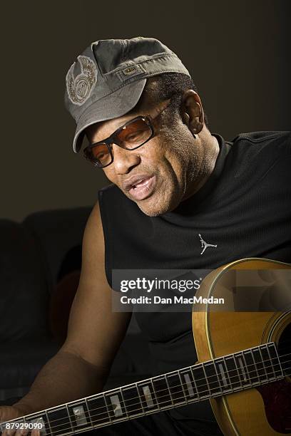 Guitarist Bobby Womack at his home in Sherman Oaks, CA.