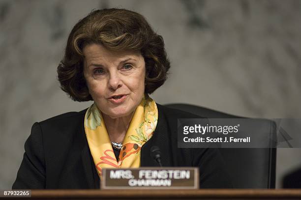 May 21: Chairman Dianne Feinstein, D-Calif., during the Senate Select Intelligence confirmation hearing for Robert S. Litt, nominee to be general...