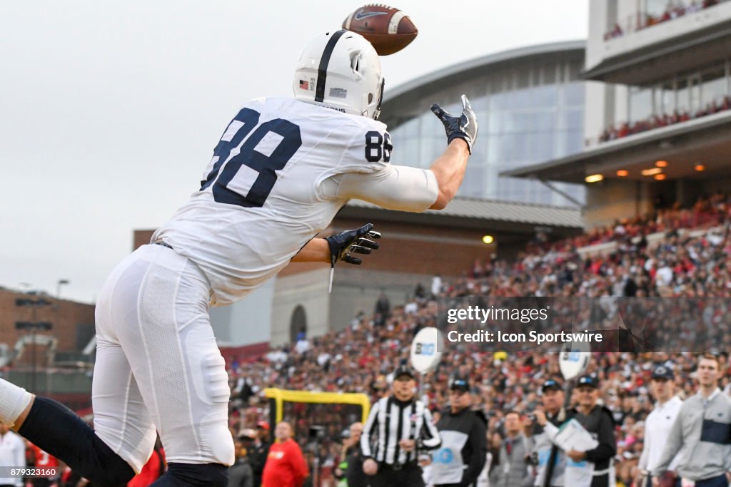 COLLEGE FOOTBALL: NOV 25 Penn State at Maryland