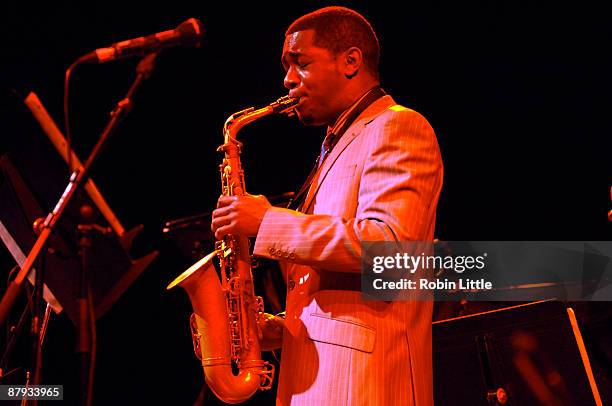 Nathaniel Facey of Empirical performs on stage at The Purcell Room, South Bank Centre on May 22, 2009 in London, England.