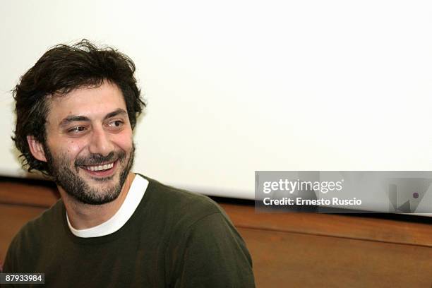 Italian Actor Filippo Timi attends the "Vincere" screening at the Eden Cinema on May 22, 2009 in Rome, Italy.