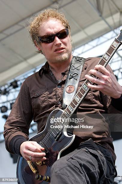 Matt Roberts of 3 Doors Down performs during the 2009 Miller Lite Carb Day concert at the Indianapolis Motor Speedway on May 22, 2009 in...