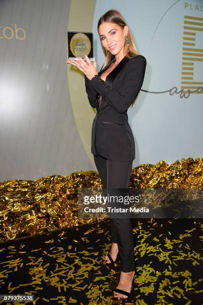 Ann-Kathrin Broemmel attends the Place To B Influencer Award at Axel Springer Haus on November 25, 2017 in Berlin, Germany.