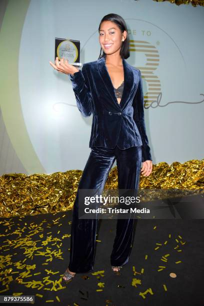 Anuthida Ploypetch attends the Place To B Influencer Award at Axel Springer Haus on November 25, 2017 in Berlin, Germany.