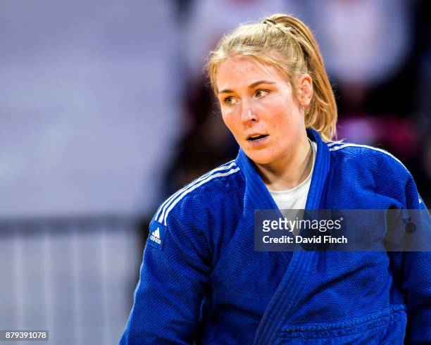 Former World champion, Kim Polling of the Netherlands defeated Sanne Van Dijke, also of of the Netherlands by 3 wazaris to win the u70kg gold medal...