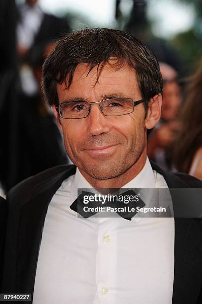 Journalist David Pujadas attends the "Face" Premiere at the Palais De Festivals during the 62nd Annual Cannes Film Festival on May 23, 2009 in...