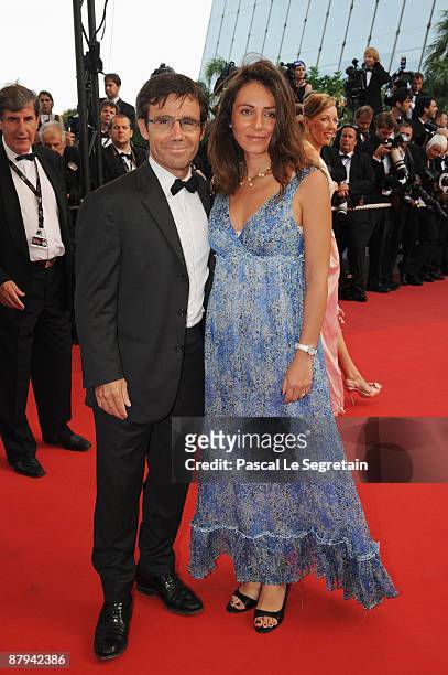 Journalist David Pujadas attends the 'Face' Premiere at the Grand Theatre Lumiere during the 62nd Annual Cannes Film Festival on May 23, 2009 in...