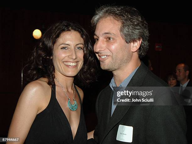 Lisa Edelstein and David Shore
