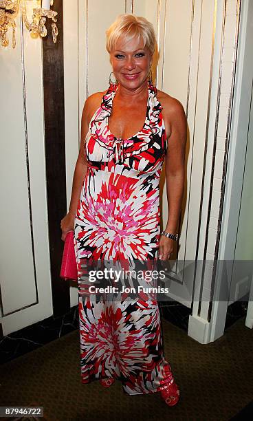 Denise Welch arrives at the TV Quick & TV Choice Awards Held at the Dorchester Hotel on September 8, 2008 in London, England.