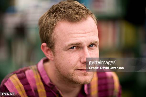 Michael Oliver poses for a portrait at the Hay festival on May 24, 2009 in Hay-on-Wye, Wales.