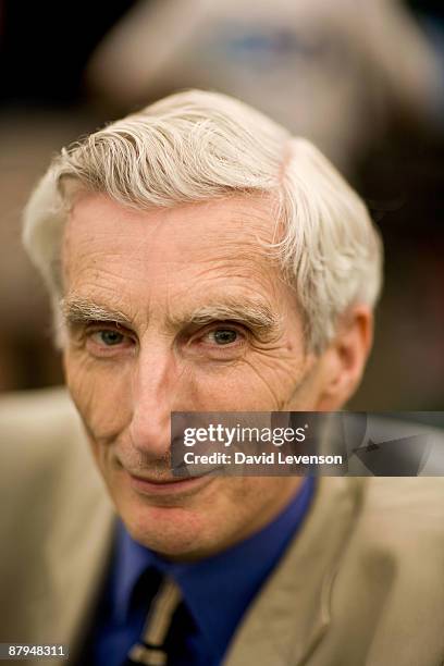 Martin Rees, the Astronomer Royal, poses for a portrait at the Hay festival on May 24, 2009 in Hay-on-Wye, Wales.