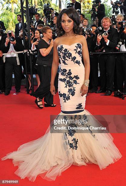 Actress Kerry Washington attends the 'Coco Chanel & Igor Stravinsky' Premiere at the Grand Theatre Lumiere during the 62nd Annual Cannes Film...