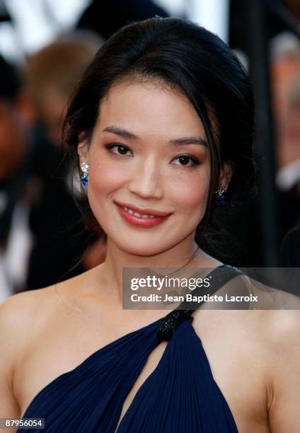 Shu Qi attends the premiere of 'Coco Chanel & Igor Stravinsky' at the Grand Theatre Lumiere during the 62nd Annual Cannes Film Festival on May 24,...